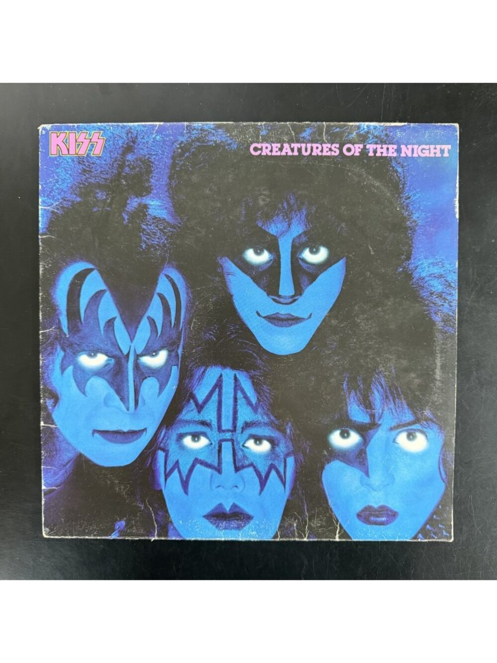 KISS Creatures Of The Night LP 1982 Black Label Casablanca NBLP 7270